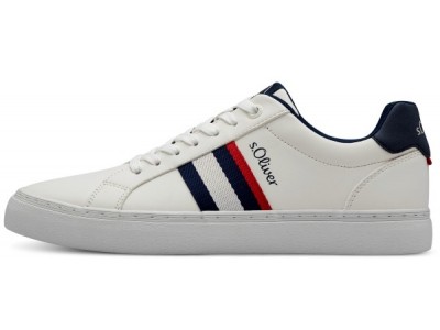 S.oliver ανδρικό sneaker σε λευκό χρώμα 5-13631-42 100 White 