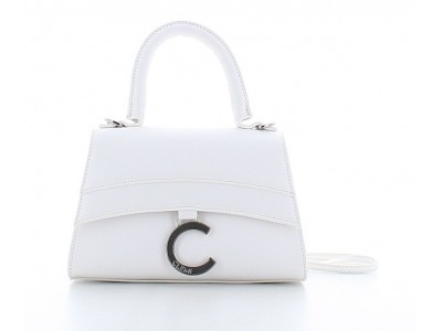 Clemi γυναικεία τσάντα λευκή Borse Primula CB0047HG2 white