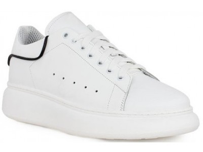 Per La Moda ανδρικό sneaker τύπου alexander mqueen λευκό REY1K/VIT/U11 Bianco