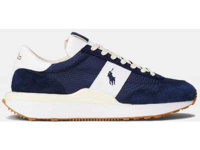 Polo Ralph Lauren ανδρικό sneaker μπλε δέρμα Train 89 PP 809878008004 Navy