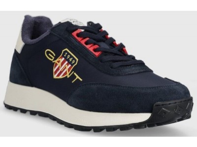 Gant ανδρικά sneaker δέρμα μπλε Garold 26633878 G69 navy Blue