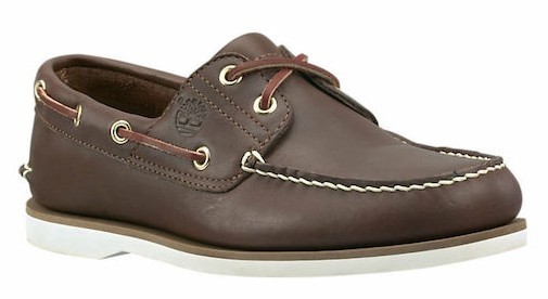 Timberland ανδρικό boat shoes καφέ δέρμα TB074035214W Brown