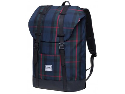 Kaukko σακίδιο πλάτης backpack με καρό print Ep6-13 Black