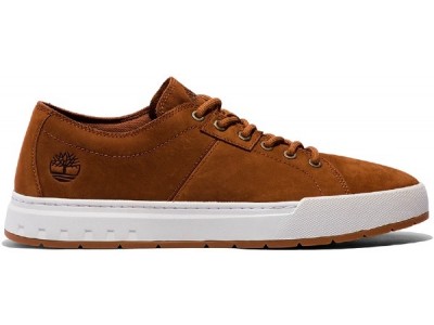 Timberland ανδρικό δερμάτινο sneaker σε καφέ ταμπά TB0A6A2DEM7 Maple Grove Low Lace-Up Sneaker Rust Nubuck
