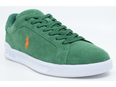 Polo Ralph Lauren ανδρικό sneaker δέρμα πράσινο HRT CT II-SK-LTLN F/S O PP 809860882002