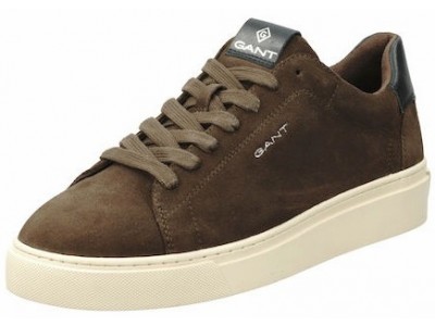 Gant ανδρικό sneaker δέρμα σε καφέ καστόρι Mc Julien 3GS27633218 G46 Dark Brown