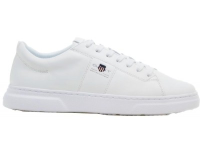 Gant ανδρικό δερμάτινο sneaker σε λευκό χρώμα Joree 28631494 G29 White
